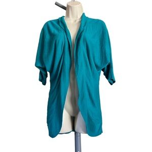 BOGO Mossimo Teal Open-Front Women's Sweater
